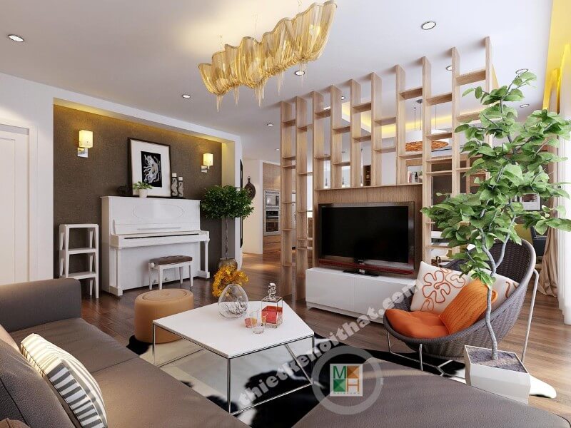 Thiết kế nội thất căn hộ chung cư N04